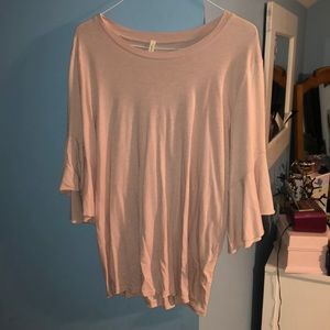 Soft pink blouse